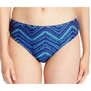 Christina Maillots Blue Crochet Passion Semi High Waist Bikini Bottom Size 12